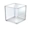 Azar Displays 6" Deluxe Clear Acrylic Cube Bin, PK4 556306 - alternate 1